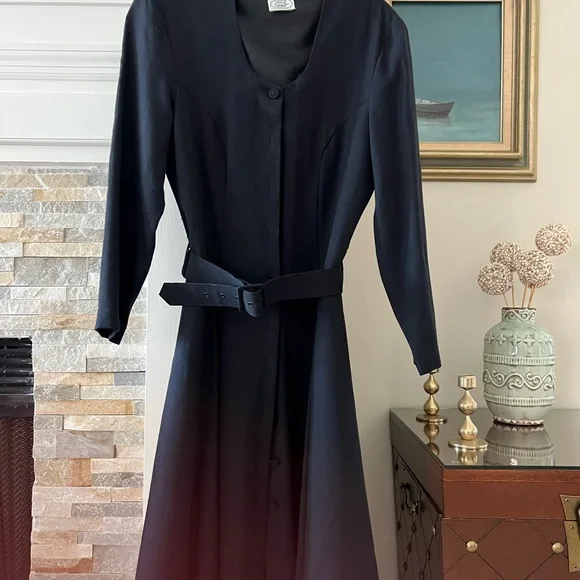 Laura Ashley | Dresses | Laura Ashley Black Long Sleeve Dress Very Good To  Excellent Condition | Poshmark